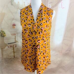 Cabi 3792 Prowl Women’s Leopard Print Blouse Size Small nwt discontinued